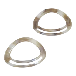 זוג ידיות חיוך מפלסטיק מוקה